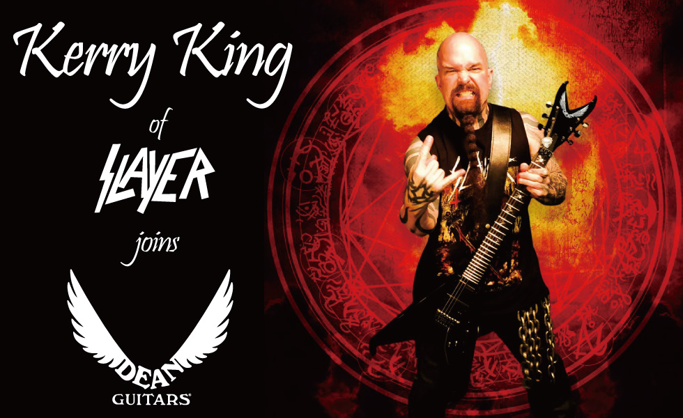 Kerry King of SLAYER joins Dean Guitars!!
